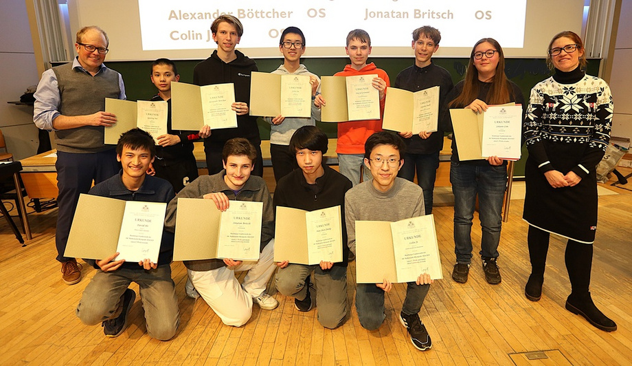 Hamburger Schüler*innen bei der Mathematik-Olympiade an der TU Hamburg 